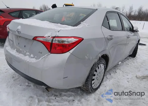 2016 Toyota Corolla Le z USA, uszkodzony, nr VIN 2T1BURHE9GC567499